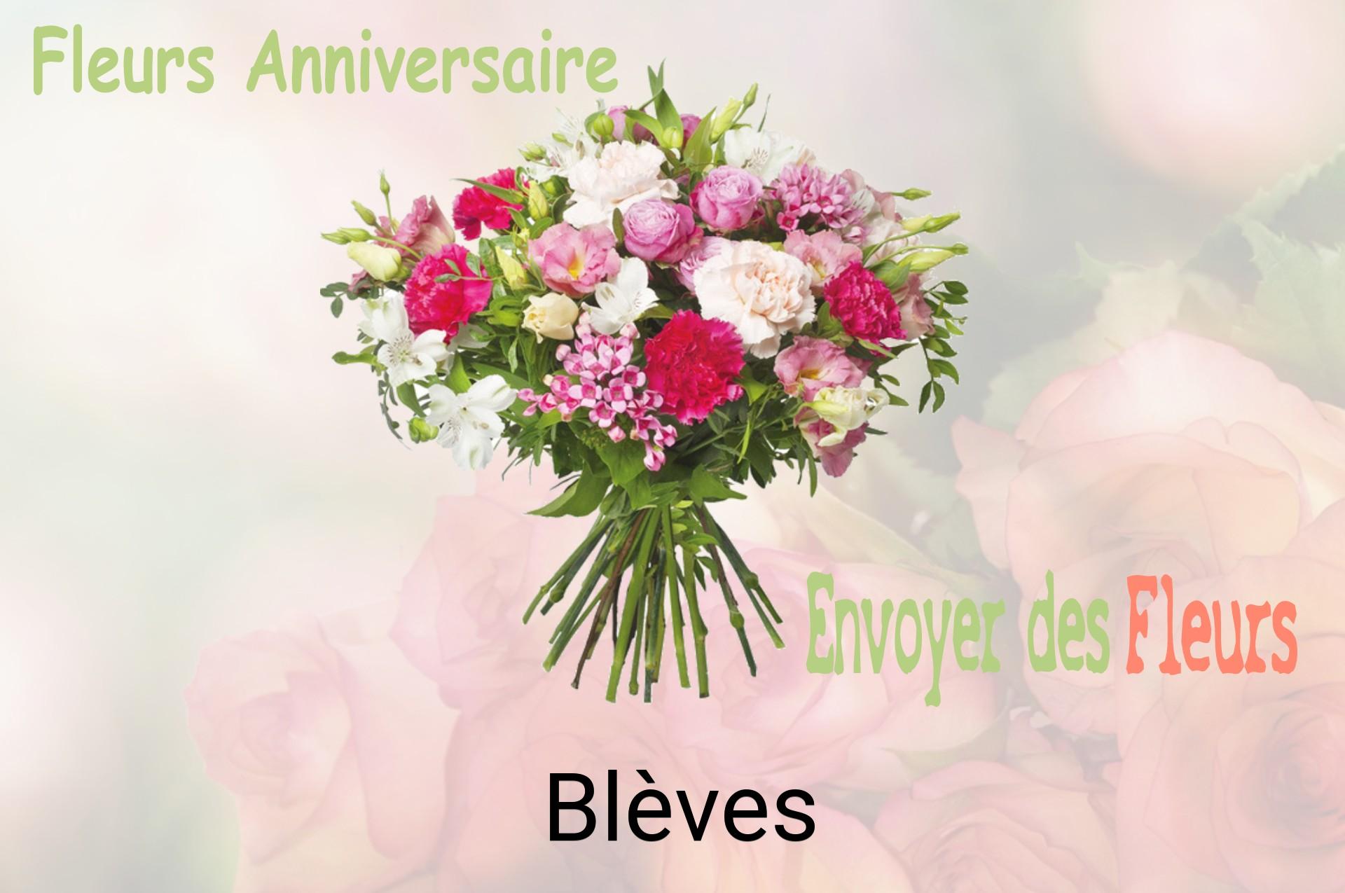 Bouquet de fleurs d’anniversaire livré à Blèves